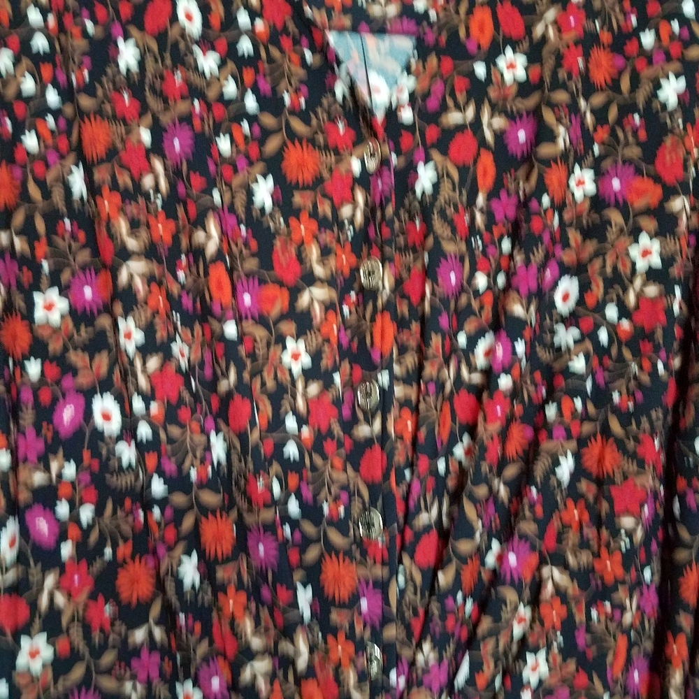 Tommy Hilfiger Ditsy Floral-Print Shirtdress - Picture 6 of 15